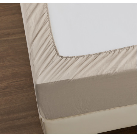  ويل طقم غطاء سرير وشراشف CHIC AURELIA 6 قطع مقاس 240x220 سم لون بيج 