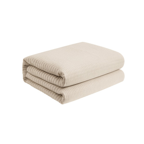  ويل طقم غطاء سرير وشراشف CHIC AURELIA 6 قطع مقاس 240x220 سم لون بيج 