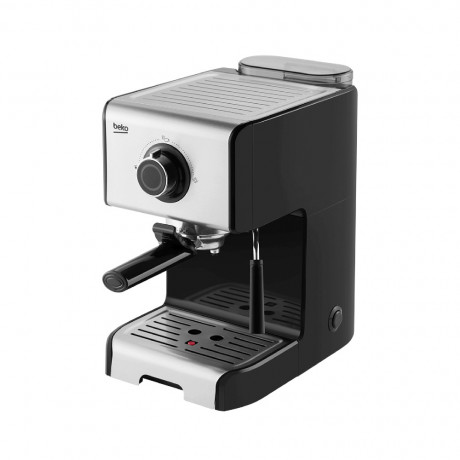  Beko Espresso Coffee Machine 1200W, Stainless Steel, Black Color. 