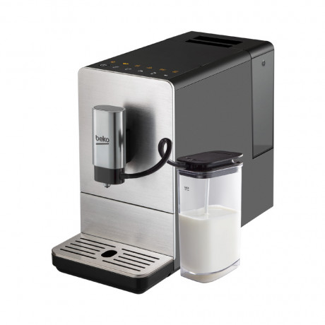  Beko Espresso Coffee Machine 1350W, Stainless Steel, Black Color. 