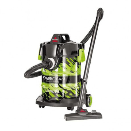  Bissell Vacuum Cleaner Barrel Wet & Dry 1500W, Green Color. 
