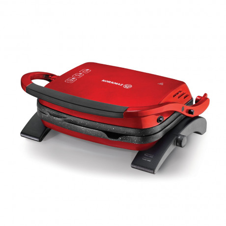  Korkmaz Toaster Press 1800W, Toast and Grilling, Red. 