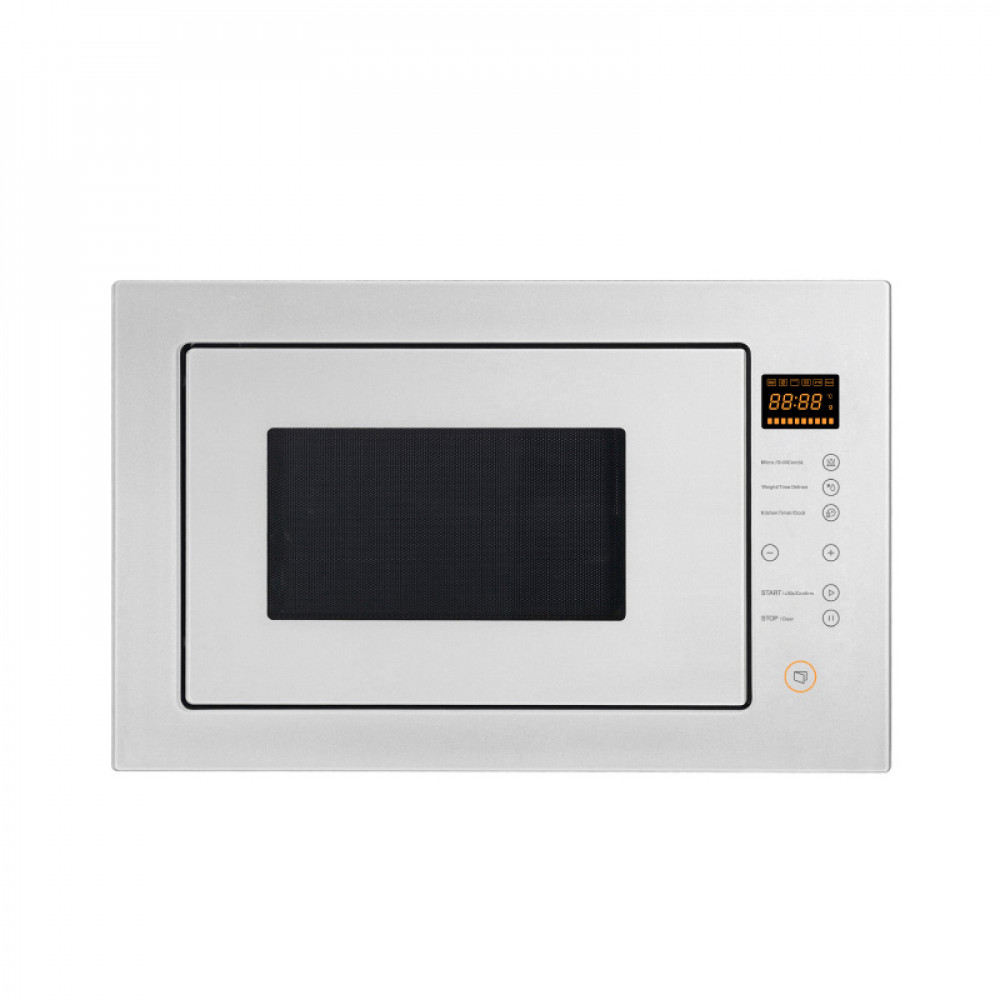 Midea Microwave Built-in 25 Liter, 900W, 2 in 1, 8 Programs, White Color.