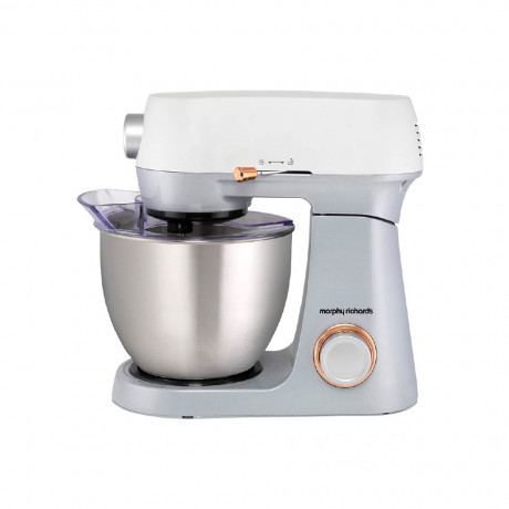  Morphy Richards Stand Mixer 1000W, with Capacity Bowl 5 Ltr, White Color. 