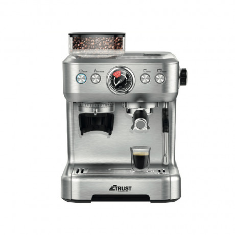  Trust Espresso Coffee Machine Barista 1670W, Stainless Steel. 