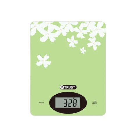  ترست ميزان مطبخ رقمي زجاجي حتى 10 كغ لون أخضر 