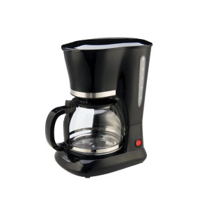 ترست ماكينة قهوة فلتر إبريق زجاجي سعة 1.5 لتر أسود
