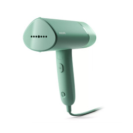 فيليبس مكواة بخار محمولة باليد 1000 واط، دفعة بخارية 20 جرام، لون أخضر.