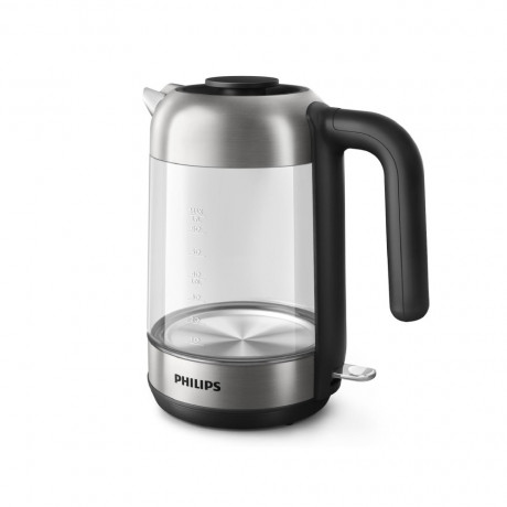  Philips Electric Kettle 2200W, Capacity 1.7 Liter, Glass, Black Color. 