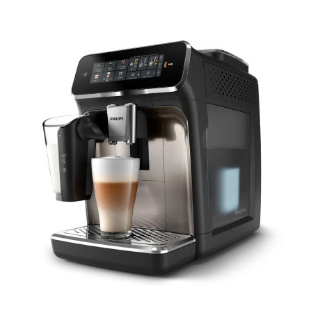  فيليبس ماكينة قهوة أوتوماتيكية لاتيه جو 3300، فضي 