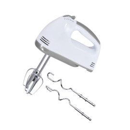 E-plug خفاق يدوي 100 واط، 5 سرعات، لون أبيض.