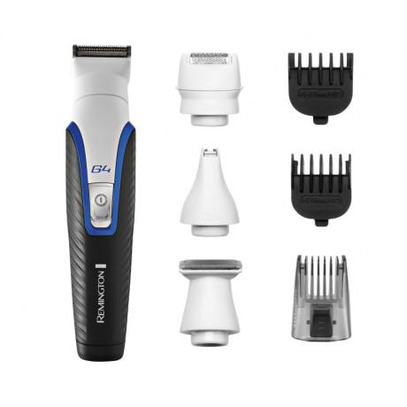  Remington Cordless Beard Trimmer, All-in-One Beard, Body and Stubble Trimmer, White/Black Color. 