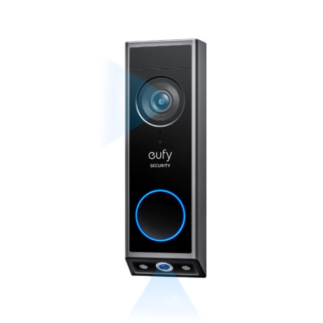  يوفي جرس باب ذكي بالفيديو Video Doorbell E340 أبيض وأسود 