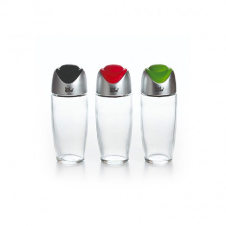  Food Appeal Salt/Pepper/Spices Shakers Push, Red/Green/Black Color. 