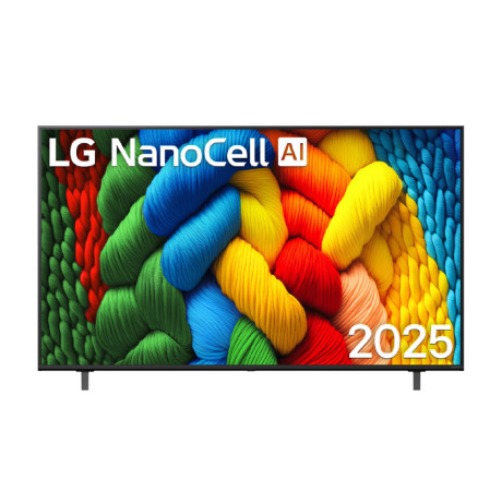  تلفزيون إل جي NanoCell فئة NANO80 حجم 65 بوصة بدقة 4K UHD ذكي بنظام تشغيل WebOS. 