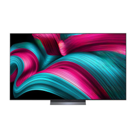 إل جي تلفزيون OLED evo، فئة C5، حجم 77 بوصة بدقة 4K UHD، ذكي بنظام تشغيل WebOS.