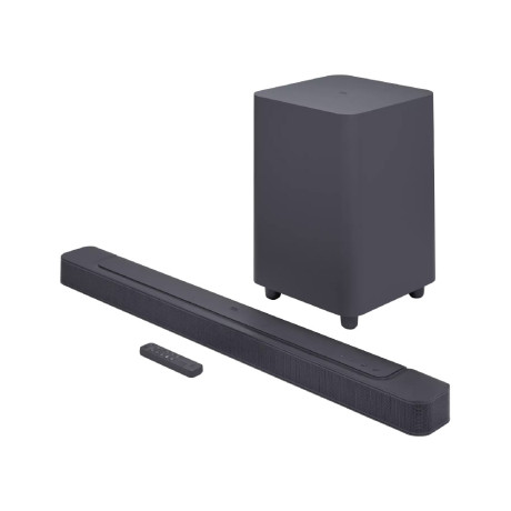  JBL Sound Bar 590W Buit-in Wi-Fi Wireless Subwoofer 5.1 Channel Dolby Atmos & MultiBeam, Black 