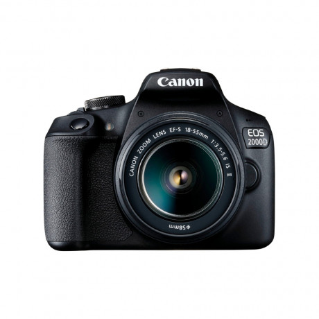  Canon Camera 2000D+18-55mm IS DSLR DIGIC4+ 3.0" LCD Wi-Fi Bag & Card 