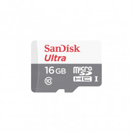 بطاقة ذاكرة مايكرو اس دي اتش سي من سانديسك الترا بسعة تخزينية تصل إلى 16 جيجا 