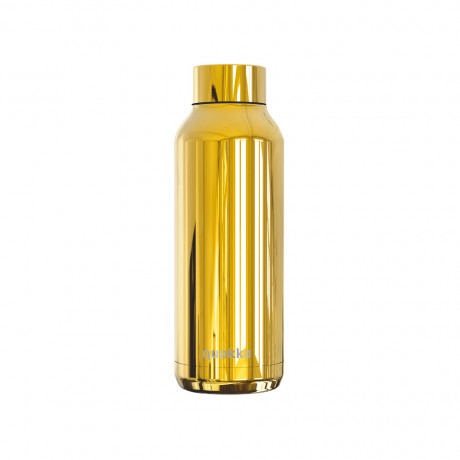  Quokka Water Bottle Thermal 510ml, Solid Sleek, Gold Color. 