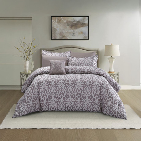  ويل غطاء وملاءة سرير TAILOR JACQUARD MAXIMOS بقياس 270×240 سم – بنفسجي 