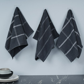 ويل طقم مناشف مطبخ Valor Pacific بقياس 45×70 سم – رمادي