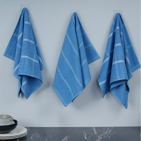  ويل طقم مناشف مطبخ Valor Pacific بقياس 45×70 سم – أزرق 