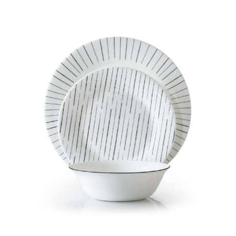  فود أبيل طقم صحون ARTY عدد 18 قطعة، أوبال. 