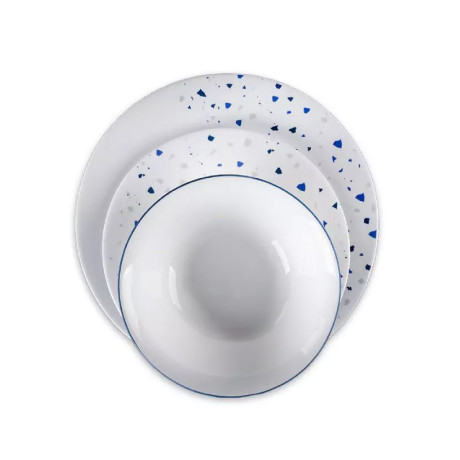  فود أبيل طقم صحون TERAZO عدد 18 قطعة، أوبال. 