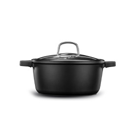 فوود آبيل طنجرة 32 سم، سلسلة ماربل كلاس، أسود٫