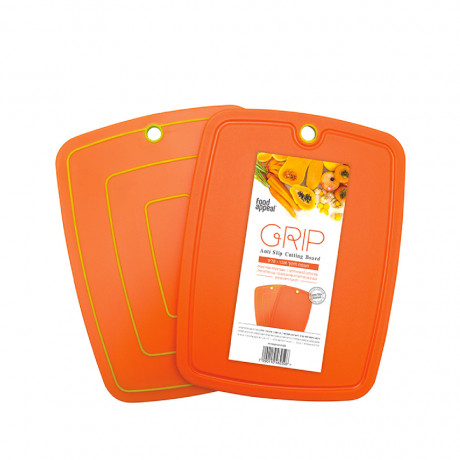  Food Appeal Cutting Board 31*24cm, Grip Series, Orange Color. 