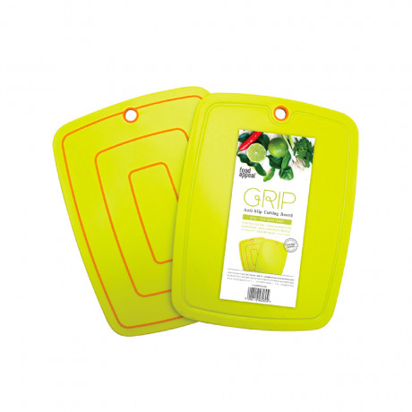  Food Appeal Cutting Board 38*29cm, Grip Series, Green Color. 