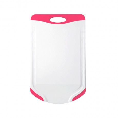  Food Appeal Cutting Board Small, Clean Series, White/Pink Color. 