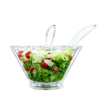  فود آبيل طقم سلطة MIX AND SERVE قطر 26.5 سم شفاف 