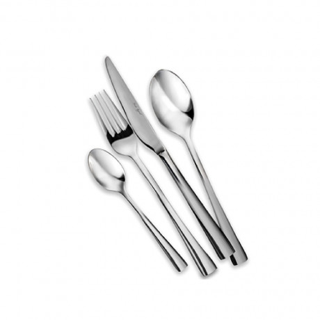  Food Appeal Cutlery Set 48 Pcs, Crystalyn Flat Series, Chrome Color. 