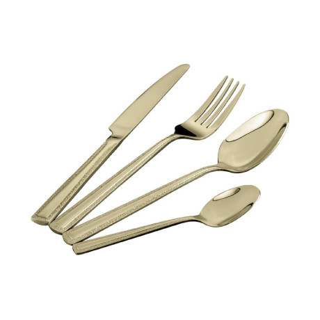  فود أبيل طقم أدوات مائدة FIGARO Elegant عدد 24 قطعة، ستانلس ستيل 