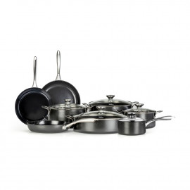 Cookware Set (Pots + Pans) Biocook series 13-pieces Titanium from Food Appeal 