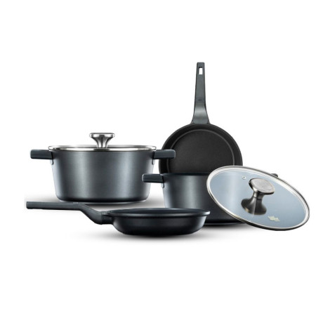  فود آبيل طقم أواني طهي Aristo عدد 6 قطع لون أسود 