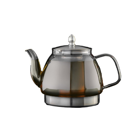  فود آبيل إبريق شاي Bali سعة 1.2 لتر زجاج وستانلس ستيل 