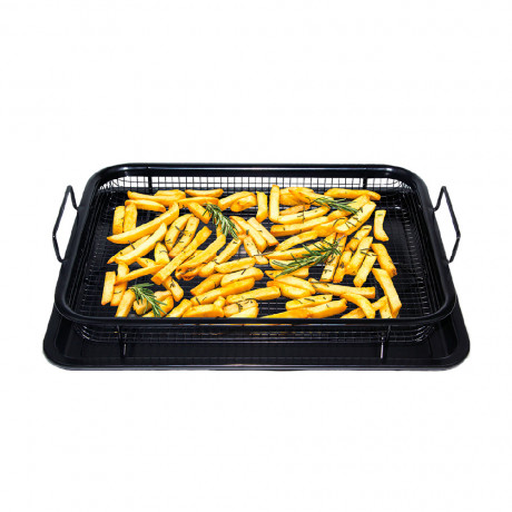  Food Appeal Frying Basket 45*30.5*3cm, Everyday Plus Series, Black Color. 