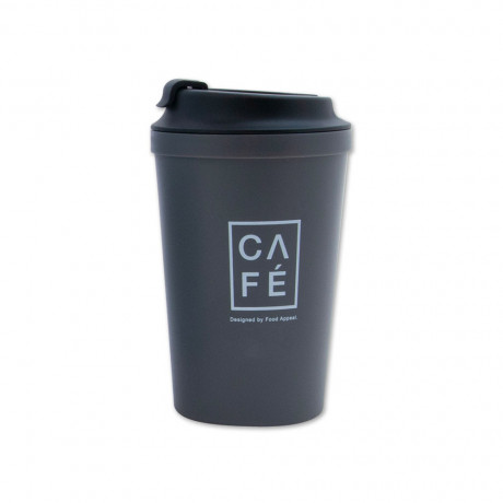  Food Appeal Coffee Cup Thermal, 340ml, Grey Color. 