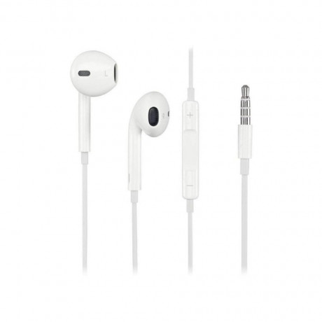  Apple Earphones with 3.5mm Headphone Plug, White Color. 