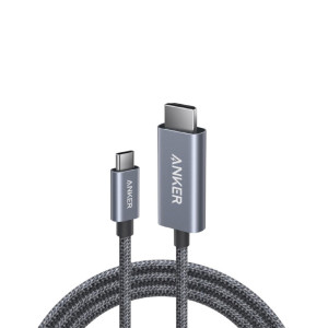أنكر كابل USB-C إلى HDMI بطول 1.8 متر لون أسود