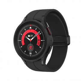 سامسونج ساعة ذكية (Watch5 Pro)، 45 ملم، تيتانيوم، لون أسود. 