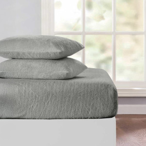 ويل ملف فرشة شيربا VALOR WOOLY، مقاس توين 120x200+30 سم، رمادي فاتح