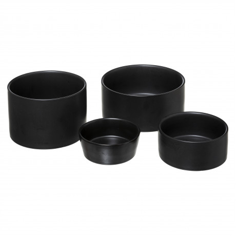  SG Appetizer Set 5Pcs, Black & Light Brown Color. 