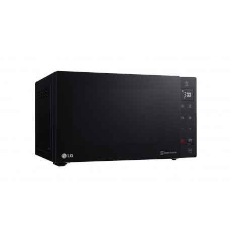  LG Microwave 25 Liter, 1150W, Smart Inverter, Even Heating and Easy Clean, Black Color. 