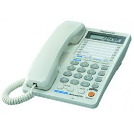 هاتف مكتب سلكي لون أبيض من Panasonic 