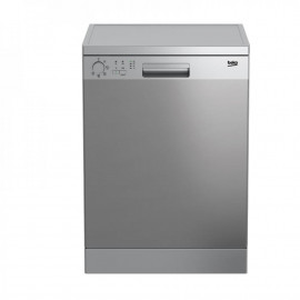 Beko Dishwasher 5 Programs, 14 Place Setting, 2 Racks, Low Water And Energy Usage, Quick Programs, Half Load Function, Stainless Steel. 