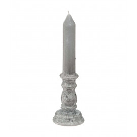 Feeric Candle Sticks Glitt H20.5 Silv 134365AR 